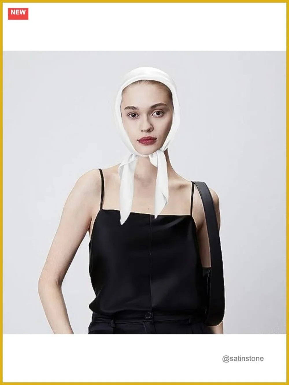 Silk Like Satin Head Scarf Bandana Wrap 27x27 Inch Neckerchief